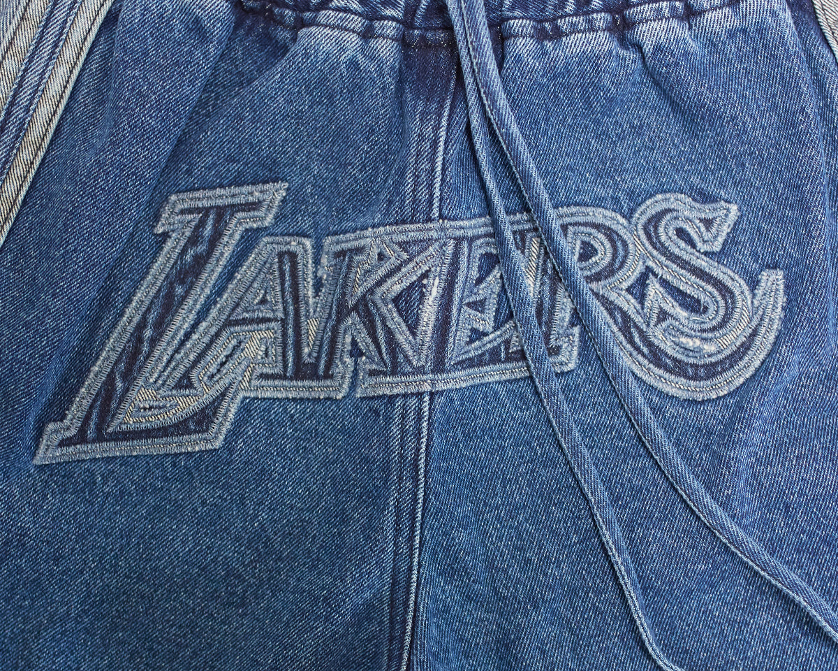 Los Angeles Lakers Denim Shorts