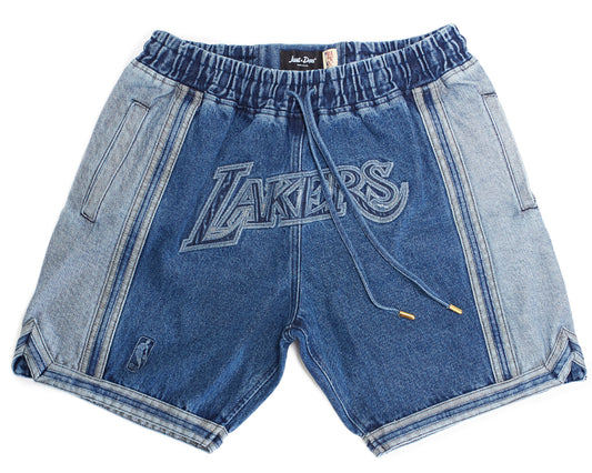 Los Angeles Lakers Denim Shorts