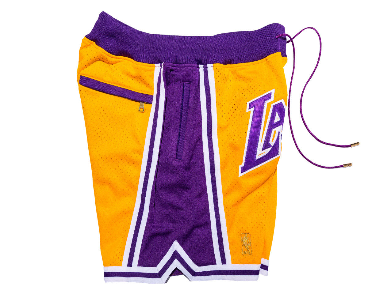 Los Angeles Lakers Shorts (Yellow)